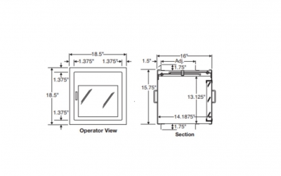 Package Receiver - Vision Panel Diagrams